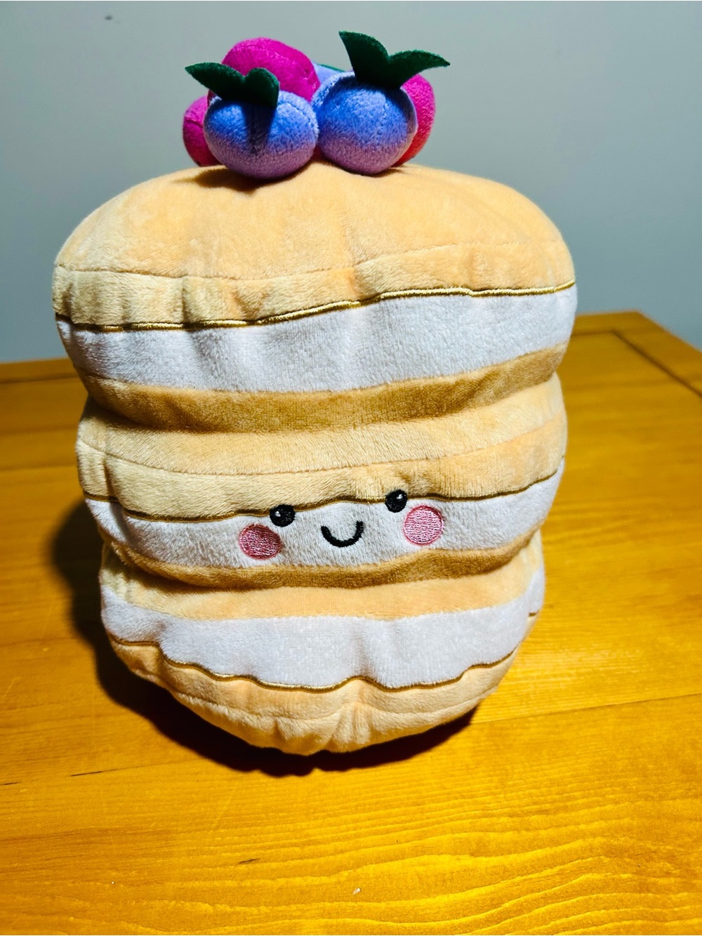 Plush Stack Pancake Toy plush with Berries - for warmer bag